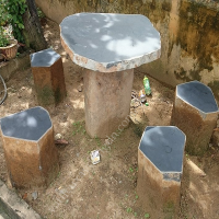 BỘ BÀN GHẾ ĐÁ BAZAN