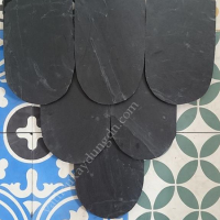 NGÓI ĐEN LỢP MÁI LAI CHÂU 14x21 Cm