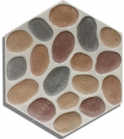 GẠCH SỎI LỤC GIÁC ĐA SẮC 40H4