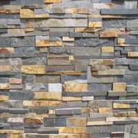 ĐÁ QUE GHÉP VÀNG NÂU ĐEN 10x50 cm