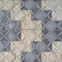 ĐÁ XOÁY HOA VÀNG ĐEN 10x20 cm