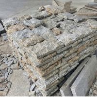 Đá Rối Granite Vàng Cắt 1 Cạnh 5 Cạnh Chẻ Tay Tự Nhiên